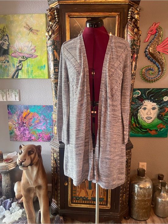 Style & Co. Sweaters - Light Blue Open-Front Women’s Cardigan Sweater